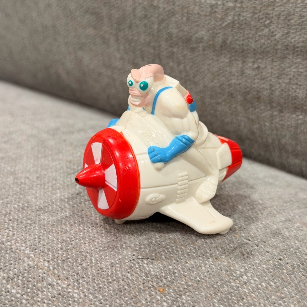 Vintage‎ 1995 Earthworm Jim Rocket Figure Playmates 90s Cartoon Toy